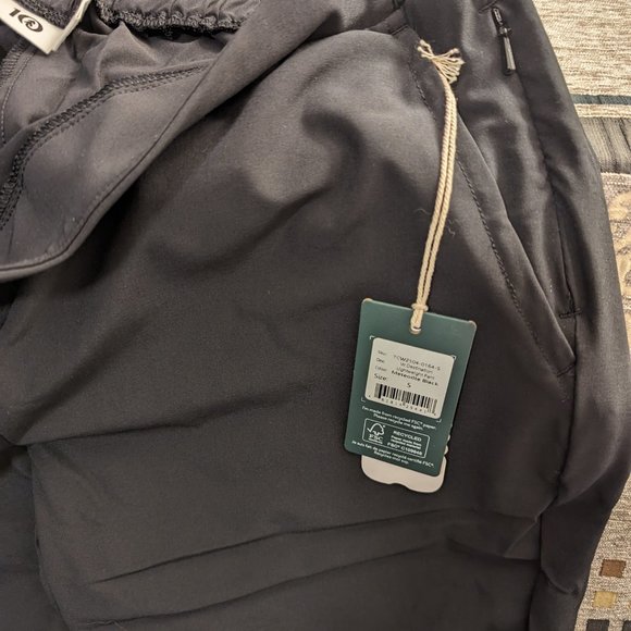 TENTREE Destination InMotion Lightweight Pants in Meteorite Black Size S BNWT - Picture 12 of 13